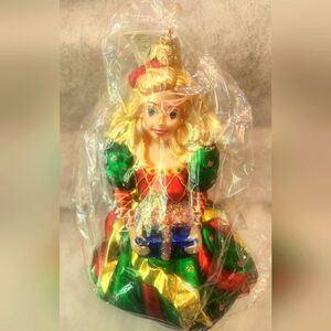Barbie by Christopher Radko - NEW with Tag & Box, Handpainted Glass Ornament